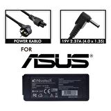 Nivatech BC968 ASUS 19V 2,37A (4,0*1,35mm) Adaptör