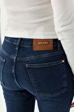 Slim MOM Günlük Kadın Strech Jean Normal Bel Traditional 5 Cep Denim Pantolon 