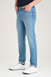 Slim D268 Günlük Erkek Straight Strech Jean Normal Bel Young 5 Cep Denim Pantolon 
