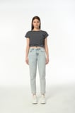 Klasik D275 Günlük Kadın Mom Strech Jean Normal Bel Traditional 5 Cep Denim Pantolon 