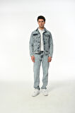 D266 Günlük Erkek Jean Klasik Rigit Young Klasik Klasik Denim Mont 