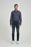 Slim D303 Günlük Erkek Straight Strech Jean Normal Bel Young 5 Cep Denim Pantolon 
