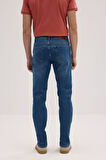 Regular D352 Günlük Erkek Straight Strech Jean Normal Bel Traditional 5 Cep Denim Pantolon 