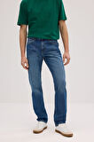 Regular D371 Günlük Erkek Jean Straight Rigit Normal Bel Traditional 5 Cep Denim Pantolon 
