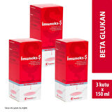 İmuneks Farma İmuneks-Ş Beta İçeren Sıvı Takviye Edici Gıda 150 ml x 3 Adet