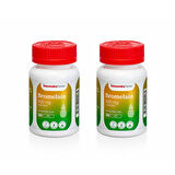 İmuneks Farma Bromelain 500 mg Takviye Edici Gıda 30 Tablet x 2 Adet