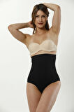Kaymaz İz Göstermeyen Yüksek Bel Toparlayıcı Sıkılaştırıcı Karın Şekillendirici String Tanga Korse