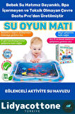 Su Oyun Matı Tummy Time Emekleme Dayanıklı Sızdırmaz Bebek Aktivite Oyuncağı Emekleme Yatak Minder