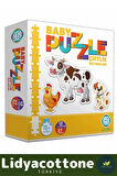 Premium Zeka Geliştirici Eğitici Çocuk El Göz Koordinasyonu Baby Puzzle Çiftlik Hayvanları