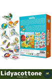 Premium Hafıza Güçlendiren Zeka Geliştirici Çocuk El Göz Kordinasyonu Animals Memory Match Up