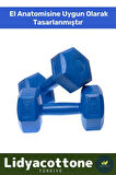 Dambıl Set Spor Egzersiz Vücut Kas Geliştirme Fitness Ağırlık Mavi 4 Kg * 2 Adet