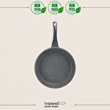 ThermoAD | Tava | 24 cm | Granit Kaplama | Gri