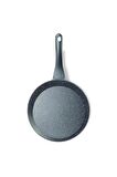 Thermoad 26 cm Döküm Granit Krep Tavası Gri 