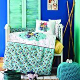 Karaca Home Bummer İndigo Cotton Bebek Uyku Seti Nevresim