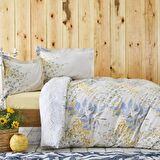 Karaca Home Kh Clarında Indıgo Rnf Cıft Ks Nevresım Takımı (Fıtted Carsa