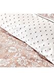 Celerina Pembe %100 Pamuk Çift Kişilik Fitted Nevresim Takımı