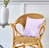 Karaca Home Levin Lila Düz İç Dolgulu Kırlent 45×45 cm | Şık ve Yumuşak Dekoratif Yastık