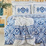 Karaca Home Etnik Temalı Pamuk Çift Kişilik Nevresim Takımı