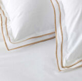 Karaca Home White Colllection Victorie Bej Çift Kişilik Pikolu Percale Nevresim Takımı