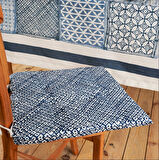 Karaca Home Costore Baskılı Minder 45x45 cm Mavi