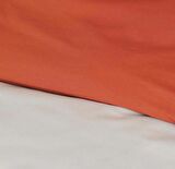 Karaca Home Nevresim Takımı Çift Kişilik/Çift Taraflı Basic Terecota/Taş Pike Hediyeli