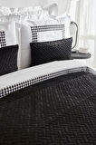 Karaca Home White Collection Bruce Yatak Runner Set Siyah