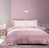 Karaca Home Welsoft Çift Kişilik Polar Battaniye Pembe 200 x 220 cm