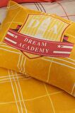 Young Bts Academy Sarı %100 Pamuk Tek Kişilik Nevresim Takımı