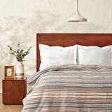 Karaca Home Flow Çizgili Çift Kişilik Waffle Pike 200x230 cm İndigo