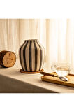 Karaca Home Bevel Dekoratif Vazo Gri