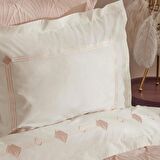 Karaca Home Diamond Çift Kişilik 7 Parça Düet Set Somon