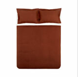 Karaca Home Mocha Çift Kişilik Yatak Örtüsü Terracotta