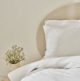 Karaca Home White Colllection Puff Beyaz Çift Kişilik Percale Nevresim Takımı