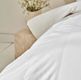 Karaca Home White Colllection Puff Beyaz Çift Kişilik Percale Nevresim Takımı