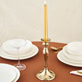 Karaca Rena New Year Yılbaşı Şamdan Gold 22 cm