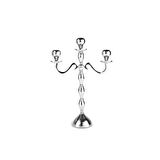 Karaca Home Arlen 3'lü Şamdan Silver 38x29 cm