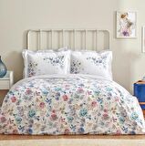 Karaca Home Nevresim Takımı %100 Pamuk Çift Kişilik Floral Lila