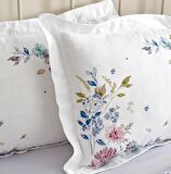 Karaca Home Nevresim Takımı %100 Pamuk Çift Kişilik Floral Lila