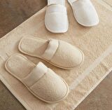 Karacahome Glory Lurex Gold Bej 9 Parça Aile Banyo Seti