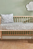 Karaca Home Bebek Cloudy Yastık Çarşaf Set Gri