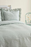 Karaca Home White Collection Tyra Çift Kişilik Yatak Örtüsü Adaçayı