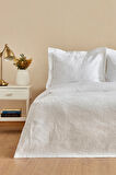 Karaca Home White Collection Verda %100 Pamuk Çift Kişilik Yatak Örtüsü 