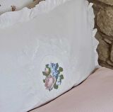 Karaca Home Fayette Pudra Çift Kişilik Nakışlı Nish Set