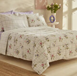 Karaca Home Minella Lila %100 Pamuk Soft Touch Çift Kişilik Nevresim Takımı