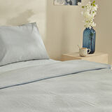 Karaca Fiora Soft Touch Non-İron Ck Nevresim Tek Mavi