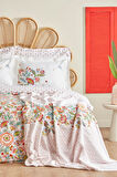 Karaca Home Sarthe %100 Pamuk Çift Kişilik Nevresim Pike Hediyeli Takım Multicolor