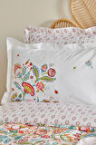 Karaca Home Sarthe %100 Pamuk Çift Kişilik Nevresim Pike Hediyeli Takım Multicolor