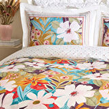 Karaca Home Lumire %100 Pamuk Çift Kişilik Nevresim Takımı Multicolor