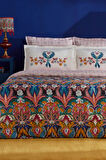 Karaca Home Marsey Çift Kişilik Saten Nevresim Takımı Multicolor