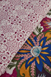 Karaca Home Marsey Çift Kişilik Saten Nevresim Takımı Multicolor